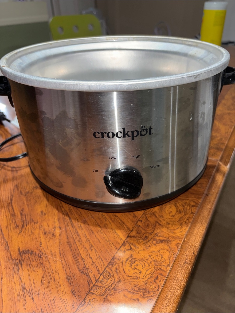 Stainless Steel Slow Cooker in Silver heating base only no stoneware.